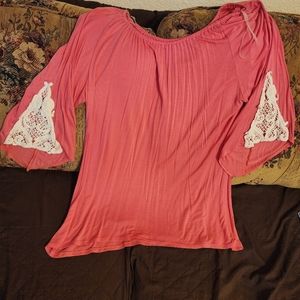 Pink blouse